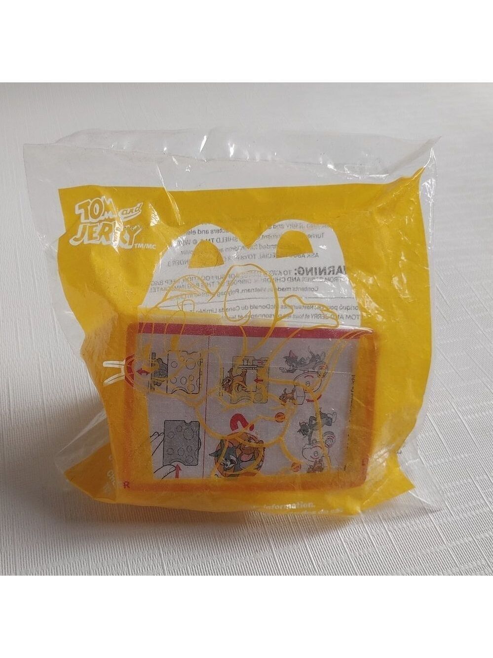 2021 McDonald's Happy Meal Toy Tom and Jerry Jerry's Undercover Cheese T…